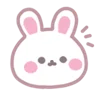 Telegram emojisi «Кролик» 🐰