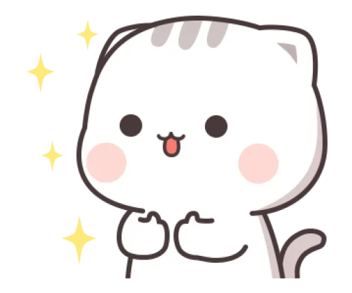 Telegram stiker «Cute cats» 👍