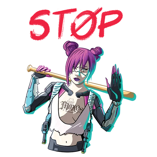 Cyberpunk 2077 Telegram stickers