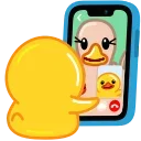Duck X sticker 📱