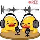 Duck X emoji 🎤