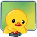 Duck X sticker 🖥
