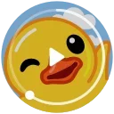 Duck X emoji 👋