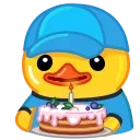 Duck X emoji 🍰