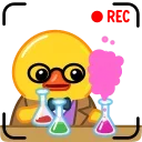 Duck X emoji 🤓