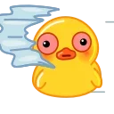Duck X sticker 👻
