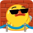 Duck X emoji ✋
