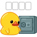 Duck X sticker *️⃣