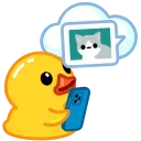Duck X sticker ✅