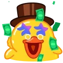 Duck X emoji 🤑
