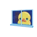 Duck X2 sticker 😰