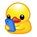 Емодзі телеграм Telegram Duck X