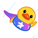 Эмодзи Telegram Duck X 💪