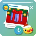 Telegram Duck X emoji 🔁