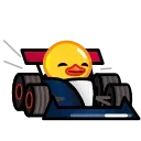 F1 2023 Duck Race emoji 🏎