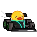 Telegram emoji F1 2023 Duck Race
