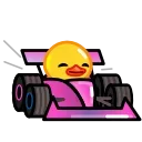 F1 2023 Duck Race emoji 🏎