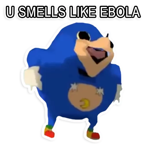 Uganda Knuckles sticker 👃