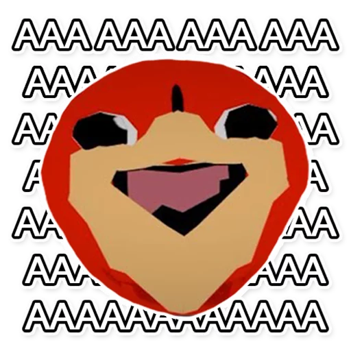 Uganda Knuckles emoji 😮