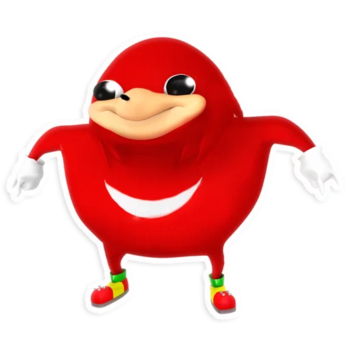 Uganda Knuckles emoji 🙂