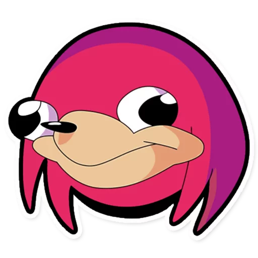 Uganda Knuckles emoji 😍