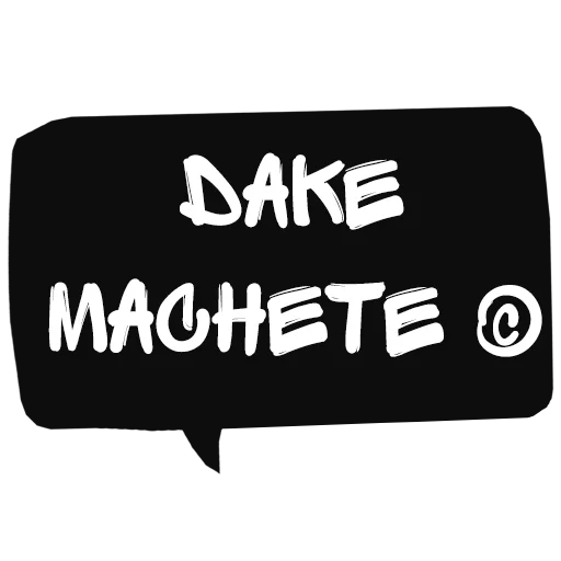 Telegram stiker «Dake Machete ©» ©