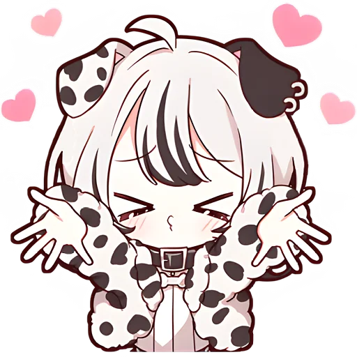 Далматинская тян | Dalmatian chan emoji 😘
