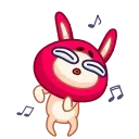 Music & Dance emoji 🐰