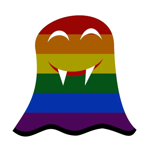 Telegram stiker «DarkPhantom» 🏳️‍🌈
