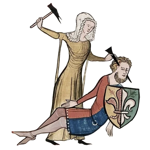 Dark medieval fun stiker ⛏