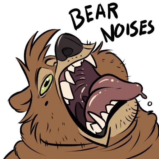 Dead Bear sticker 😰