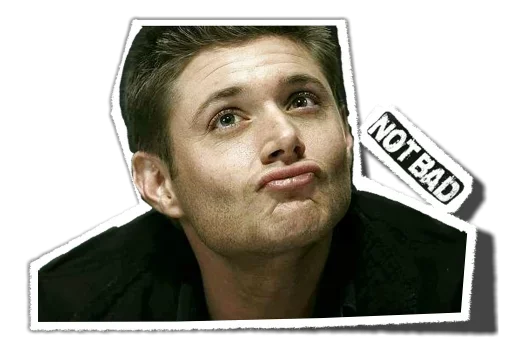 Telegram stickers Dean from Supernatural