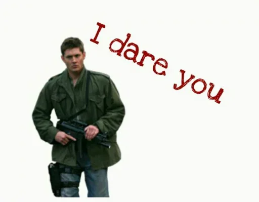 Dean from Supernatural sticker 😥