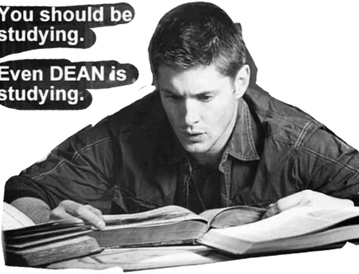 Стикер Telegram «Dean from Supernatural» ?