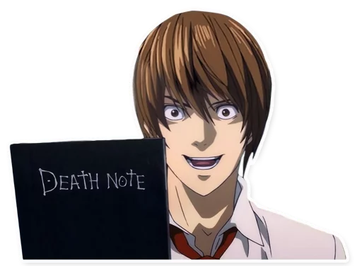 Telegram Sticker «Death Note» 😈