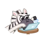 Debra Zebra stiker 👩‍💻