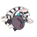 Эмодзи Debra Zebra 😭