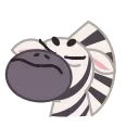 Debra Zebra stiker 🙅‍♀️