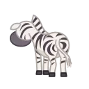Debra Zebra stiker 😜