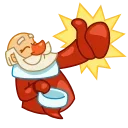 Telegram emoji Дед мороз