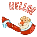 Telegram emoji Дед мороз