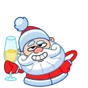 Дед Мороз emoji 🥂
