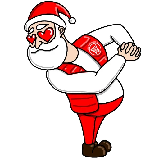 Telegram Sticker «Дед Мороз Ох ох» 😍