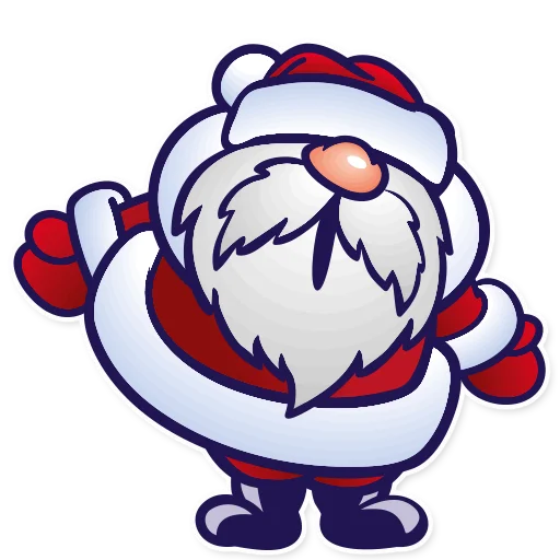 Стікер Telegram «Дед Мороз | Ded Moroz» 😮