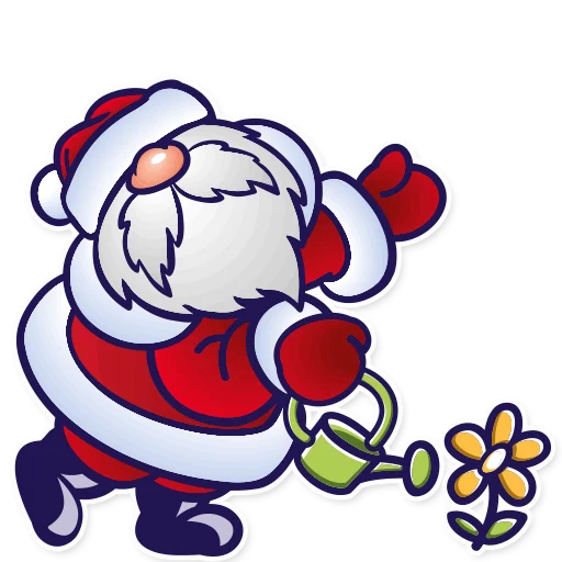 Стікер Telegram «Дед Мороз | Ded Moroz» 🌸