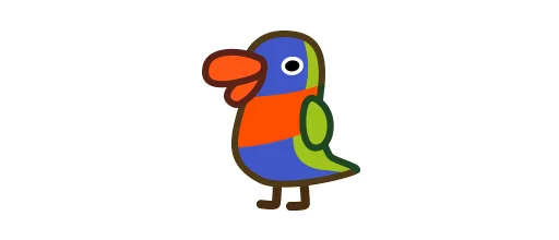 Deformed Parrot  stiker 🇺🇳