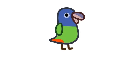 Стікер Telegram «Deformed Parrot» 🇺🇳