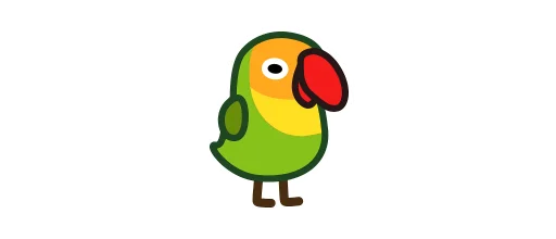 Стікер Deformed Parrot  🇺🇳