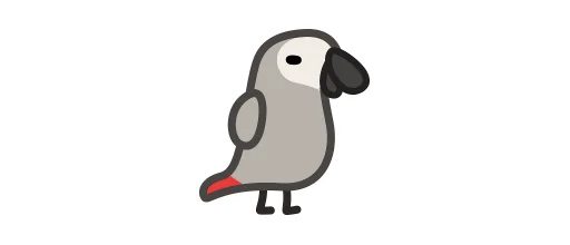 Deformed Parrot emoji 