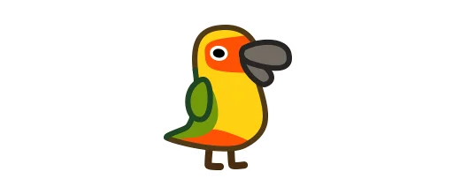 Telegram stiker «Deformed Parrot» 🇺🇳